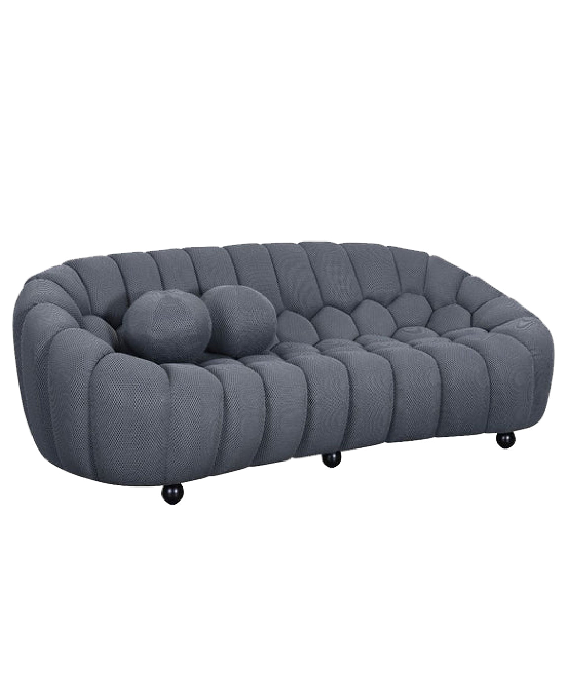 Bella Sofa 3 Seater (Grey)